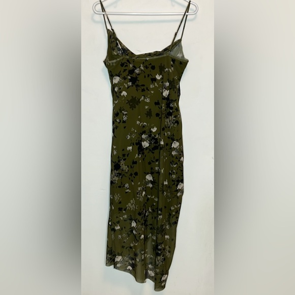 All Saints Ulla Kora green floral mesh slip dress - Picture 10 of 14